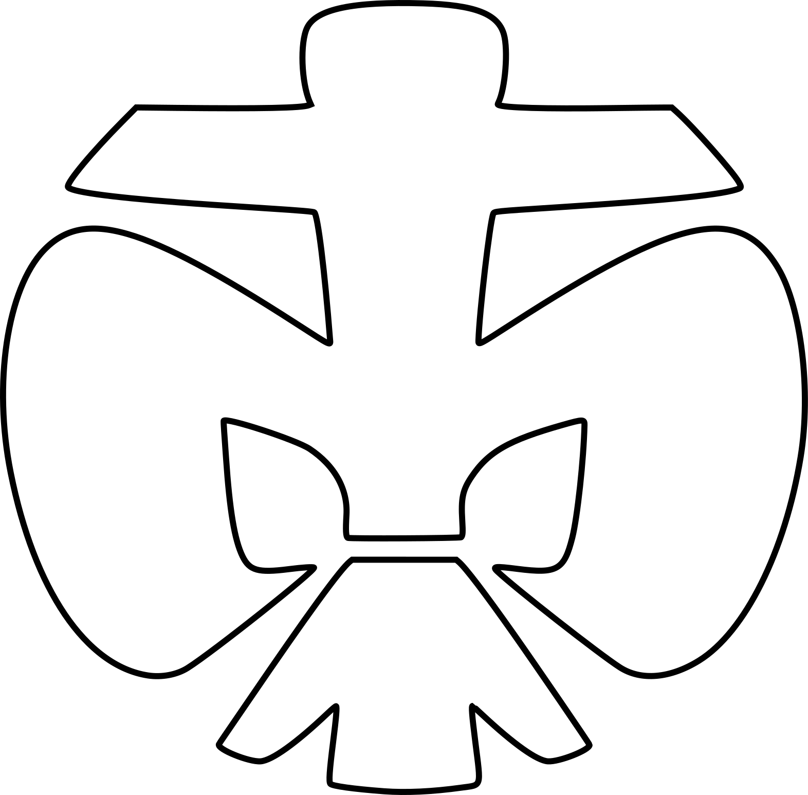 Pfadfinderlilie der Biberstufe, Farbe: weiß