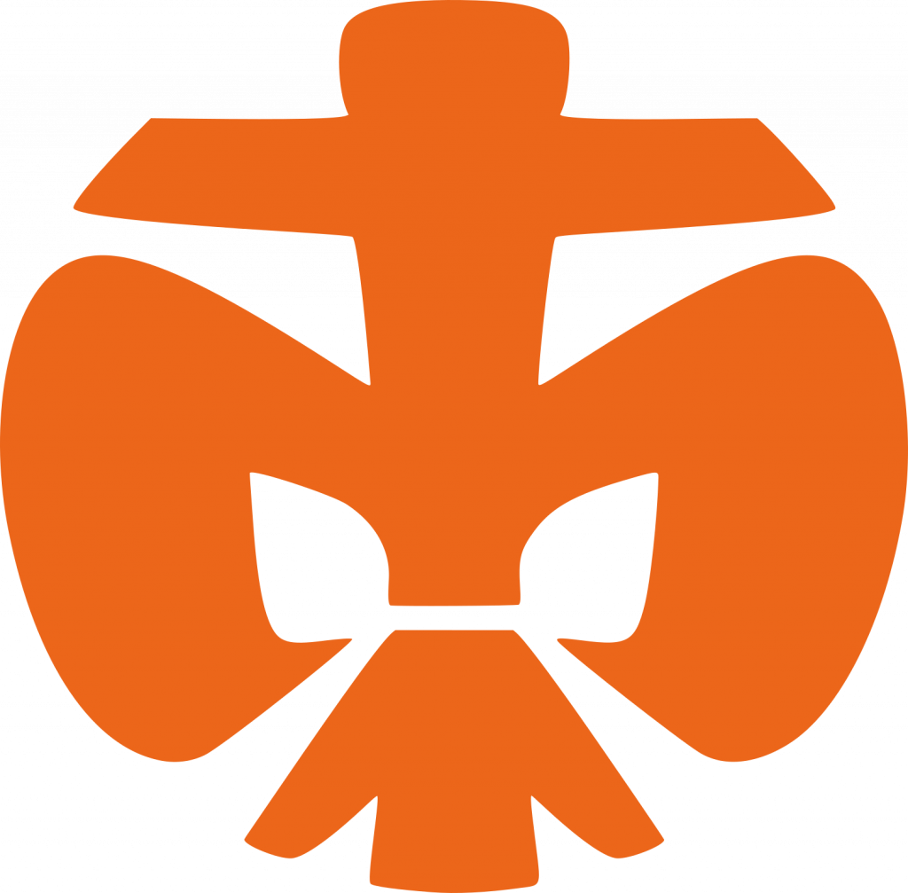 Pfadfinderlilie der Wölflingsstufe, Farbe: orange