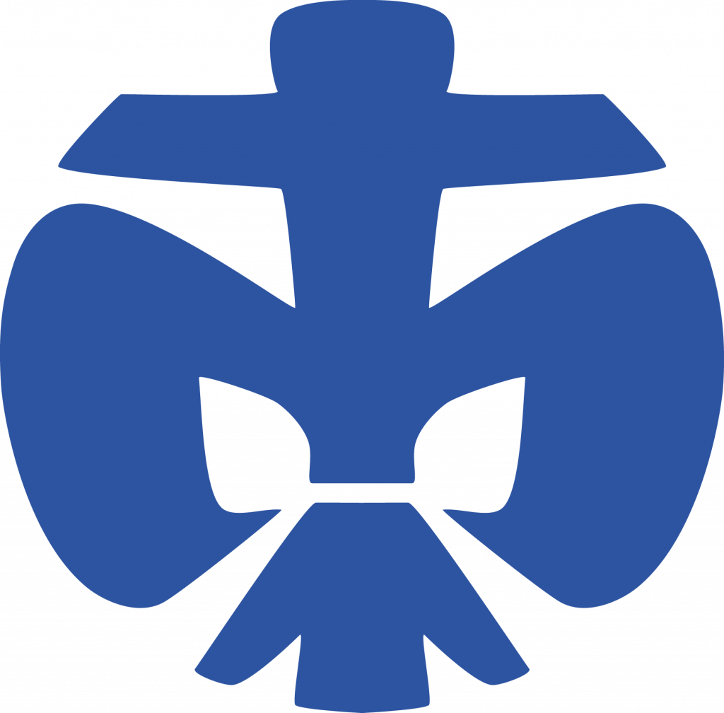 Pfadfinderlilie der Jungpfadfinderstufe, Farbe: blau